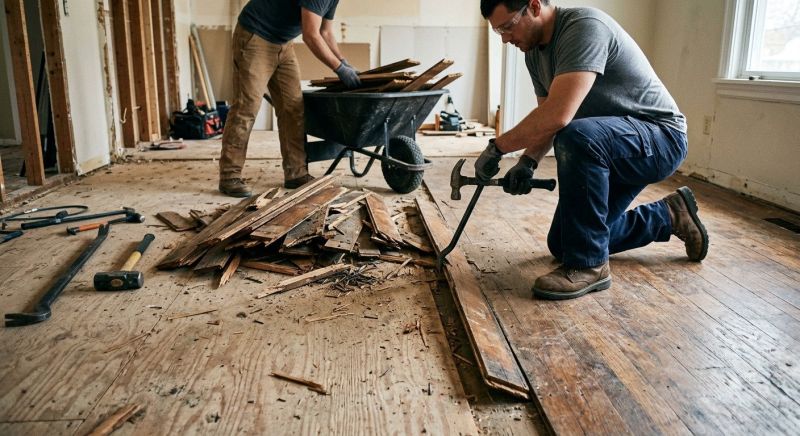 Hardwood Floor Removal in Denver, CO