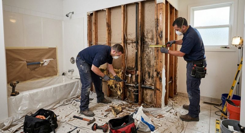 Bathroom Water Damage Repair in Alpharetta, GA
